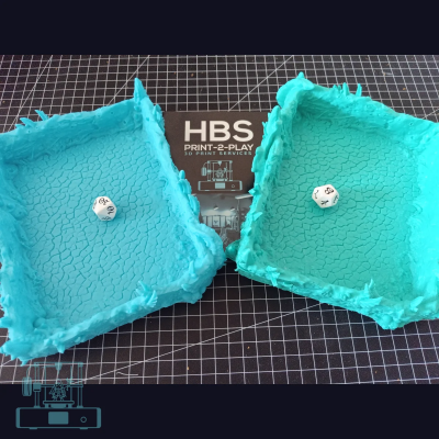 W&uuml;rfelschalen von uns 3D gedruckt unter...