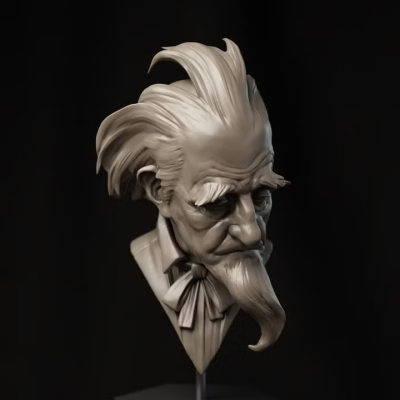 Busts designed and sculpted by Daniel...