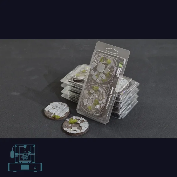 Temple Bases, Round 60mm (x2)