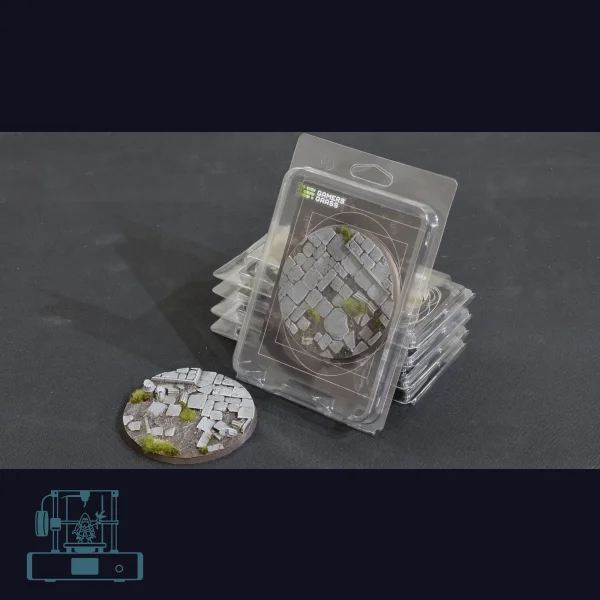 Temple Bases, Round 100mm (x1)