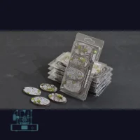 Temple Bases, Oval 60mm (x4)