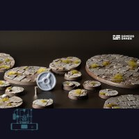 Temple Bases, Round 28mm (x8)