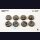 Temple Bases, Round 28mm (x8)