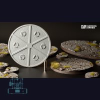 Temple Bases, Round 90mm (x1)