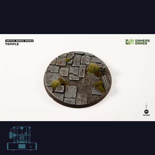 Temple Bases, Round 80mm (x1)