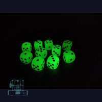 Würfelset (Farbe Glow in the Dark)