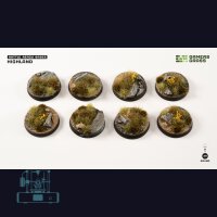 Highland Bases, Round 28mm (x8)