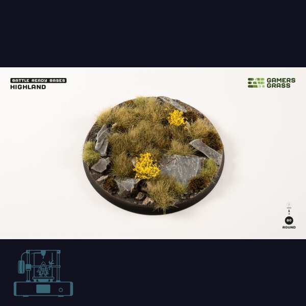 Highland Bases, Round 80mm (x1)