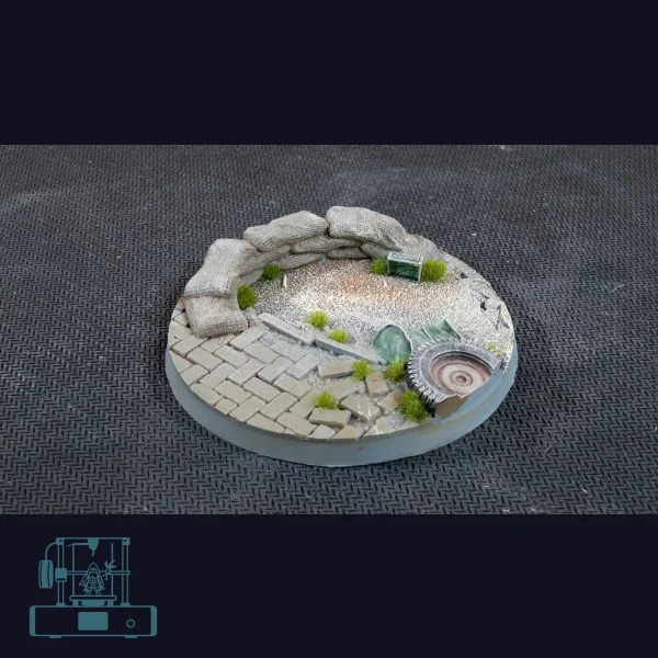 Urban Warfare Bases, Round 60mm (x2)