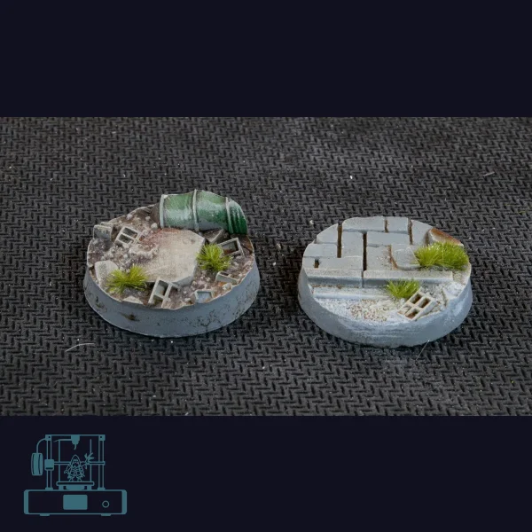 Urban Warfare Bases, Round 25mm (x10)