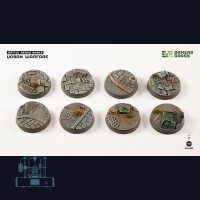 Urban Warfare Bases, Round 28mm (x8)