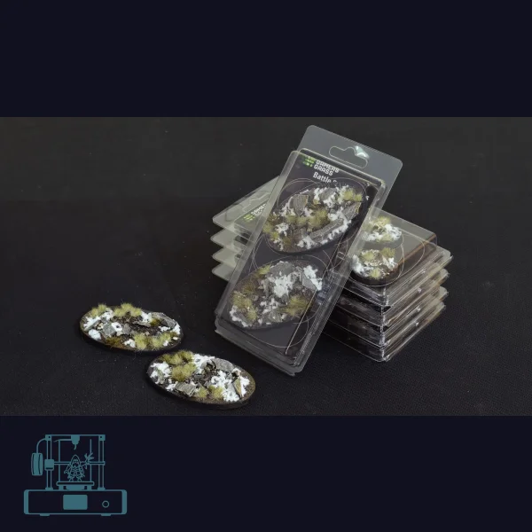 Winter Bases, Oval 90mm (x2)