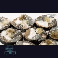 Winter Bases, Round 28mm (x8)