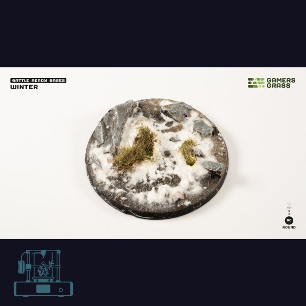 Winter Bases, Round 80mm (x1)