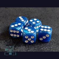Würfelset (Farbe blau weiß)