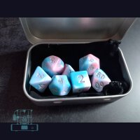 Würfelset (Farbe hellblau rosa)