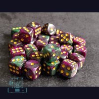 Würfelset (Farbe grün lila)