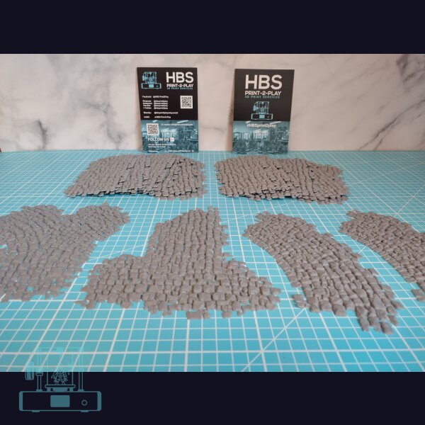 Briarwood Streets - Kopfsteinpflaster Straßen - Modular - SET (6)