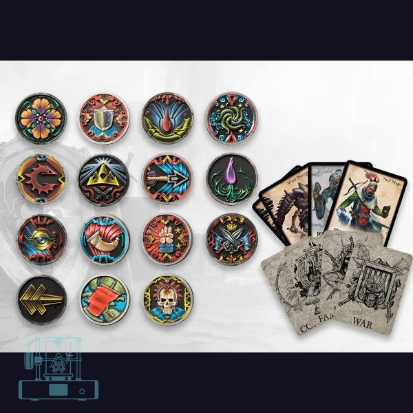 Conquest Token and Card Set