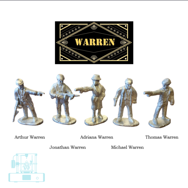 Miniaturenset Familie Warren