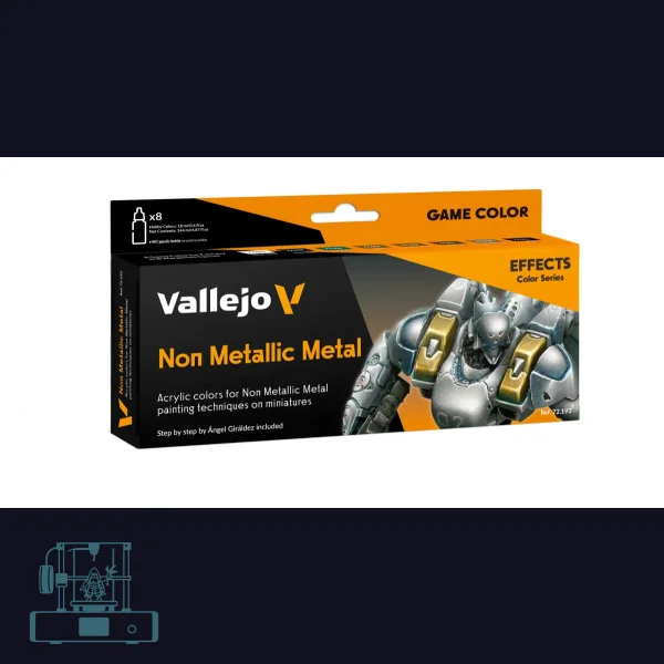 Vallejo Game Color - Non Metallic Metal Set (8 x 18ml)