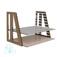 Magnetic Case with Shelving System