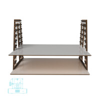 Magnetic Case with Shelving System