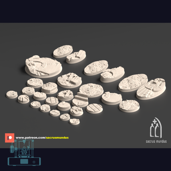 Vertex Tertius Series - 30mm Bases (6)