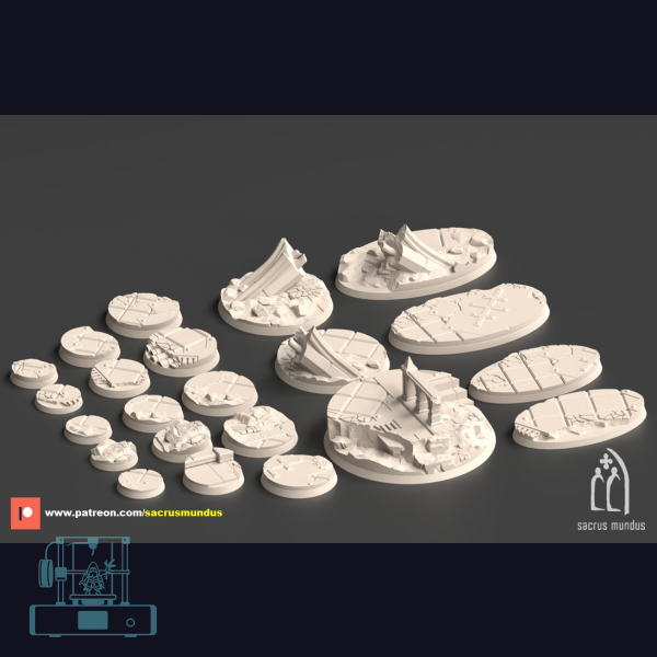 Divine Bastion Series - 30mm Bases (6)