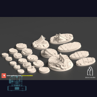 Divine Bastion Series - 25mm Bases (10)