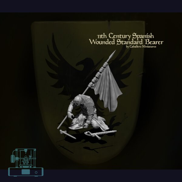 11th Century Wounded Spanish Standard Bearer