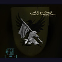 11th Century Wounded Spanish Standard Bearer