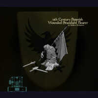 11th Century Wounded Spanish Standard Bearer