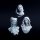 Three academic busts - Set (3)