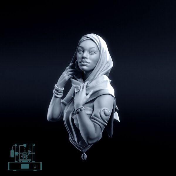 Girl in scarf full bust (1)
