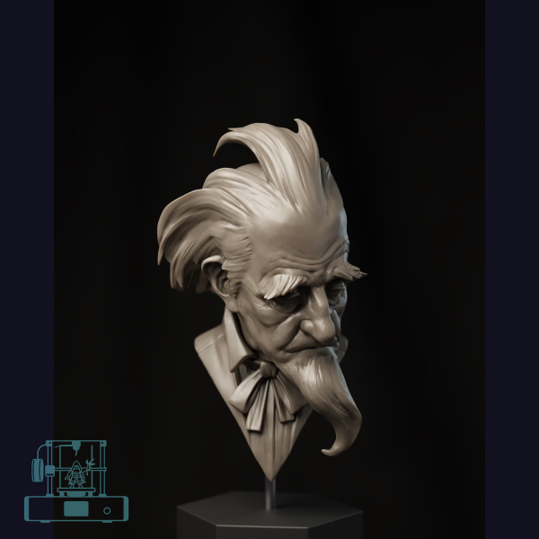 Old Man - Academic Study Bust (1)