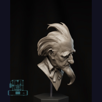 Old Man - Academic Study Bust (1)