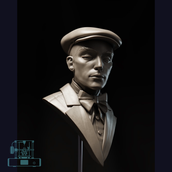 Beret Man - Academic Study Bust (1)