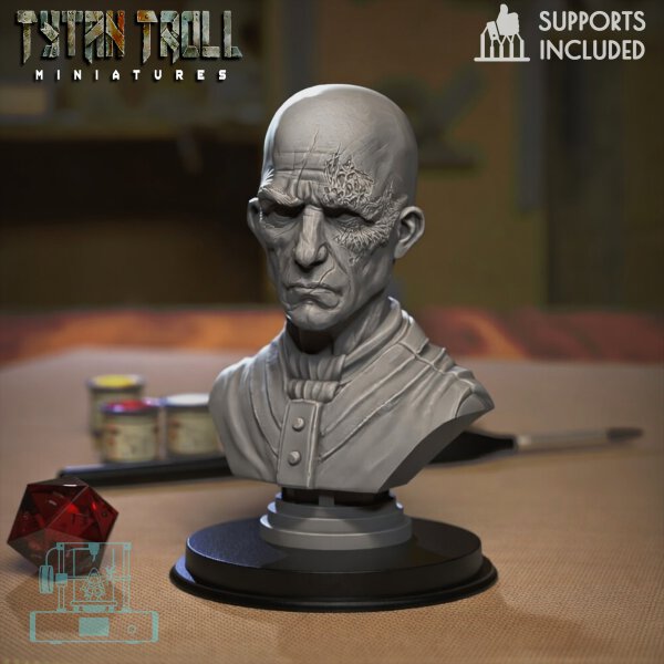 Scarred Face Bust (1)