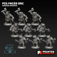 Pig Faced Orc - Warriors Set (9)