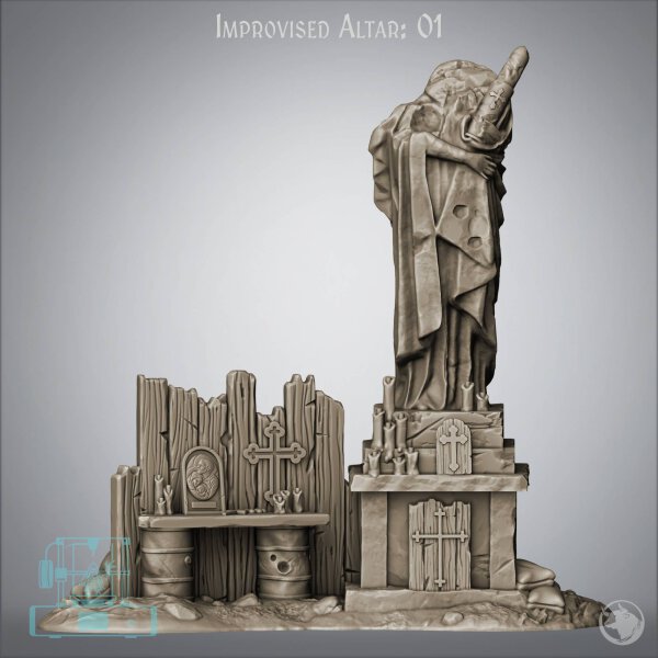 Improvised Altar: 01 complete (3) - Trench Grimdark Warfare
