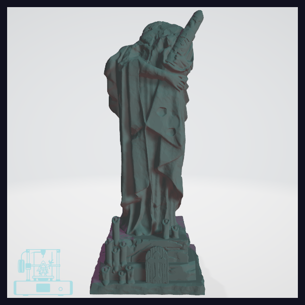Improvised Altar: 01 only the statue (1) - Trench Grimdark Warfare