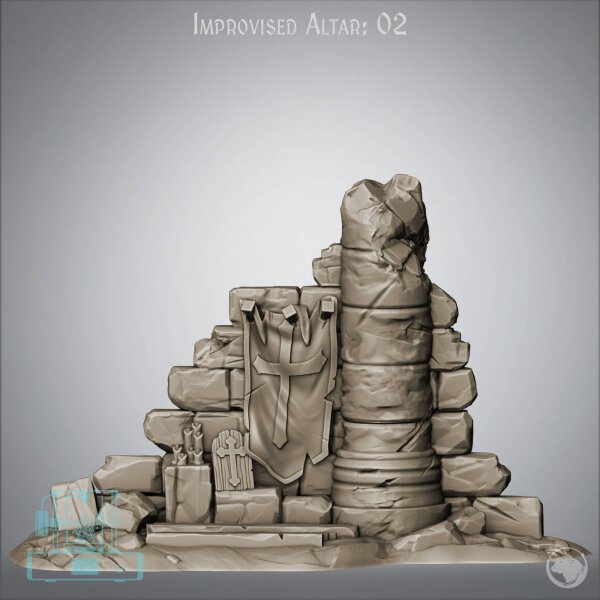 Improvised Altar: 02 (1) - Trench Grimdark Warfare