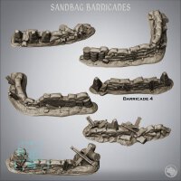 Sandbag Barricade 4 (1) - Trench Grimdark Warfare