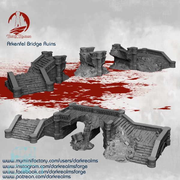 Arkenfal Bridge Ruins - Complete Set B