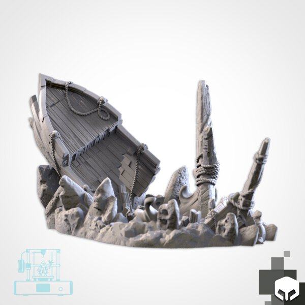 Würfelturm - Crashed Ship - Dicetower