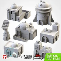 Txarli Factory - Desert Buildings 1 - Round (SWL)