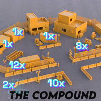 Vanguard Terrain: The Compound - Bundle#4