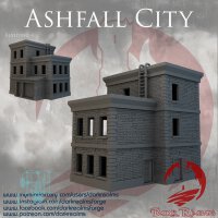 Dark Realm Forge: Ashfall City - Gebäude 4 - (modualr)
