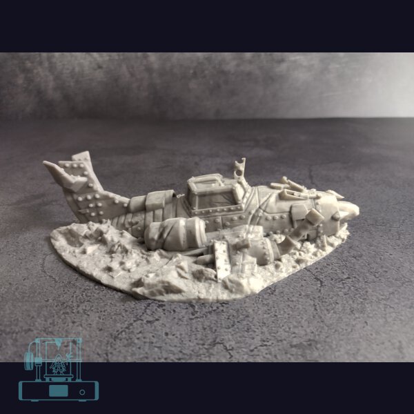 Space Orc Bomber Wreck - Plane 1
